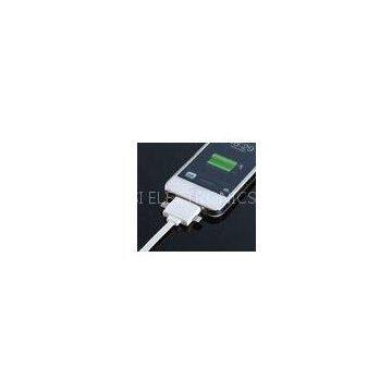 Black Flat 3-in-1 Universal IPhone USB Charger Cable , IPhone4 Micro USB Charger Cable