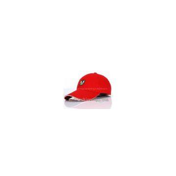 red  embroidery baseball cap