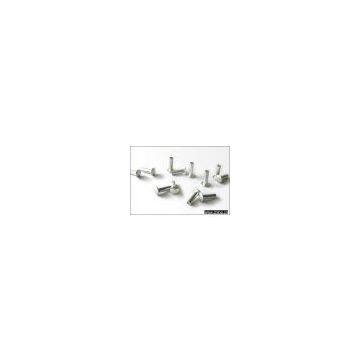 Semi-tubular rivets