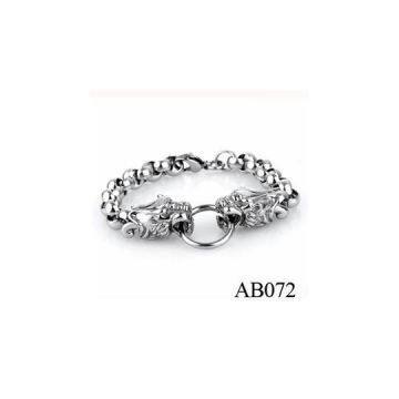 AB072 Best Quality Stainless Steel Dragon Head Bracelet Design