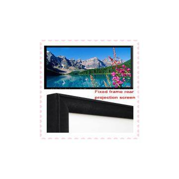 Fixed Frane Screen Black Velvet Aluminium Frame Projection Screen