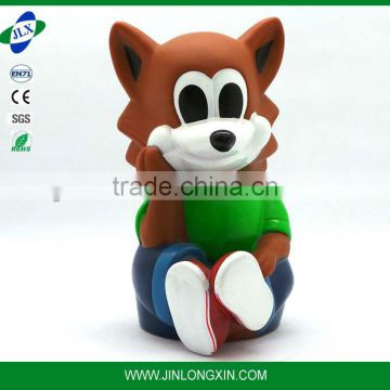 Cartoon piggy bank Civet cats piggy bank Plastic jar OEM