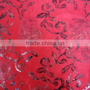 100% polyester taped super soft velour fabric for hometextiles