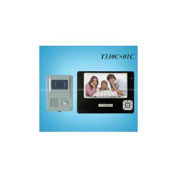 Home security hand-free video door phone, door remote unlocking handsfree intercom