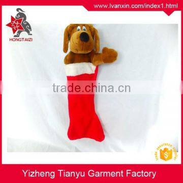 Kids Christmas Decorations Stuffed Animal Toys Sock Plush Felt Christmas Stocking photo-3