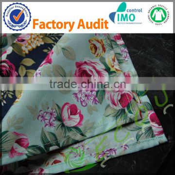 cloth table napkin with flower printed