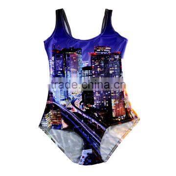 Customized Sport Swimwear performance GYM beachwear one pcs sexy lady swim wear Sst-1149
