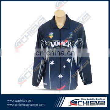 Sport wear customized polyester jacket for team play