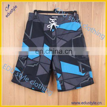 Good Quality Bulk 100% Polyester Waterproof Swim Shorts For Mens