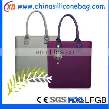 2017New Design Silicone Bag for Ladies/silicone Handbag for Ladies Waterproof Silicone Bag