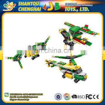 Reliable supplier 245PCS deft design kids building flying plane blocks toy