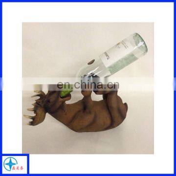 Newest design resin elk animal wine rack for sale