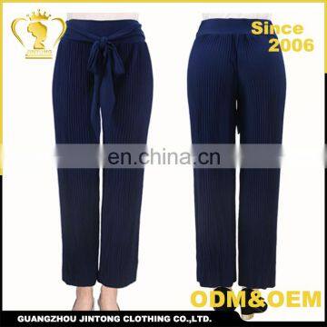 Elgant and high quality custom women's wide leg pants