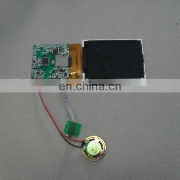 2.4" video greeting card module