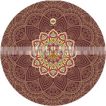 Eco Friendly Round Suede Microfiber Yoga Mat photo-2