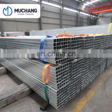 bs1387 galvanized square rectangular steel pipes