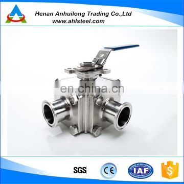 Sanitary Stainless Steel quick-installment butterfly-shaped ball valve