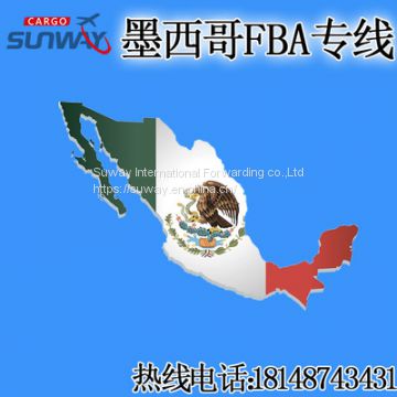 Mexico FBA line, us, Canada air transport and Marine logistics line, express to the door forwarder