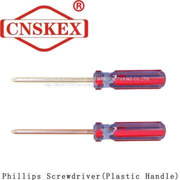 Non Sparking Phillips Screwdriver(Plastic Handle)