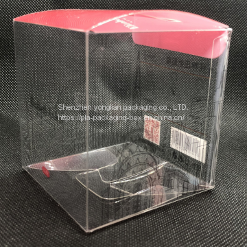 Custom Pla Pet Pvc Frosted Packing Box Plastic Container Box Plastic Lid