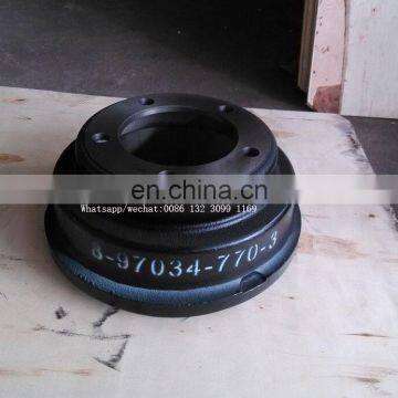 Heavy duty 8-97034-770-3 brake drum manufacturers