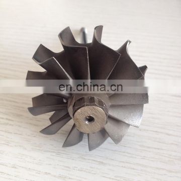 TD04HL 45.65/52mm 12 blades turbo wheel/ turbine shaft&wheel