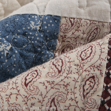 American Cotton Patchwork Bedspread 3pcs Set photo-5