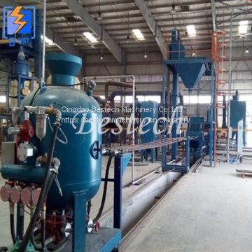 Round Steel Pipe Surface Cleaning Shot Blasting Machine