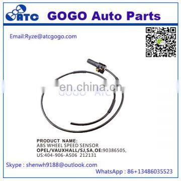 ABS Wheel Speed Sensor Front L/R Fit Opel Combo Corsa B Tigra Vauxhall OEM 90386505 212131 404-906-AS06 1238917 1297100209 photo-2