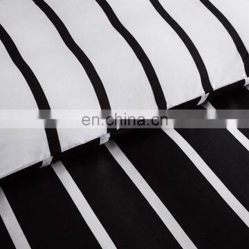 Home 4 Piece Microfiber Bed Sheet Set Striped Pattern Comforter Bedsheet Comforter Set for Hotel photo-5