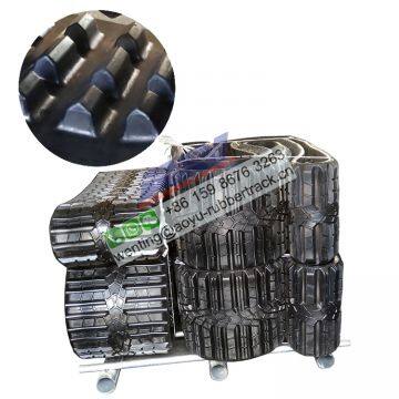 457*101.6*51 for 277C, 18\'\'x4\'\'x51 Rubber Tracks With 3 Rows of Lugs Factory
