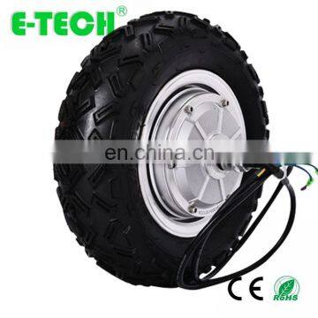 CE 10 inch gearless DC brushless ETECH electric wheel hub motor