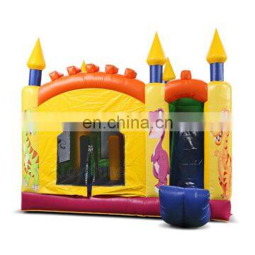 Kids Party Jumpers Inflatable Dinosaur Bounce House Slide Combo