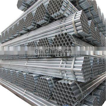 Zinc coated 100g pre galvanized round steel pipe scaffolding tube