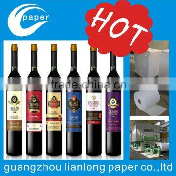 Manufacturers custom self adhesive bottle label