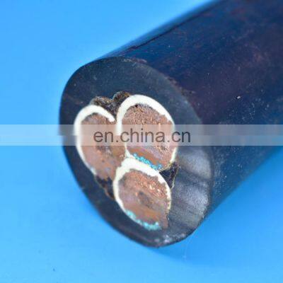 3 core low voltage round reeling cable 3x25mm rubber NSHTOEU cable