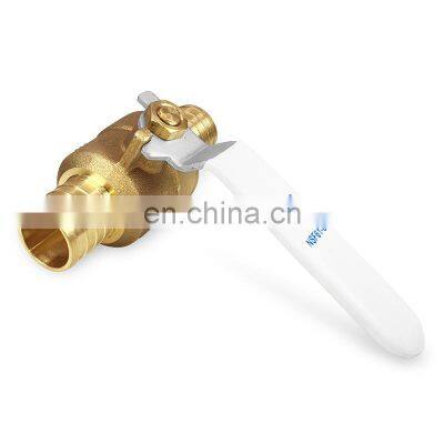 1/2" - 3/4" Inch Valogin 400WOG PEX Forging Lead-Free Brass Ball Valve photo-2