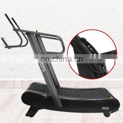 Factory Direct commercial Fitness curved treadmil no powered curved manual fitness running machine treadmill  without motor