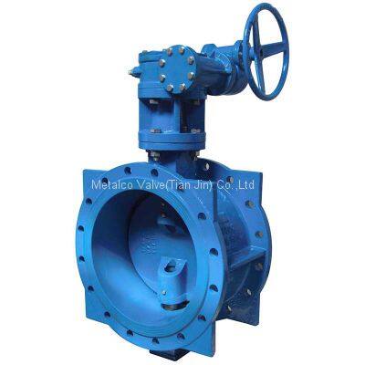 double eccentric  flange  butterfly valve