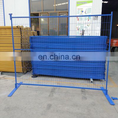 Powder coated portable canada 6x10 temporary fence panel