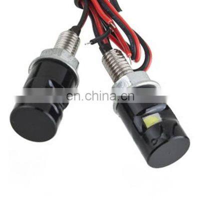 New 2 X White Led Lights For Motorcycles Motorcycle & Car License Plate Bolt Led Light Motorcycle