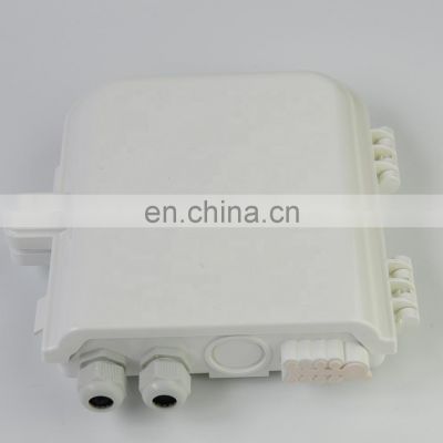 Fiber Optic Equipment 8 Fiber Distribution Box WFBD19A04004003 PC ABS SPLICE TRAY fiber termination box 8 PORTS distribution box