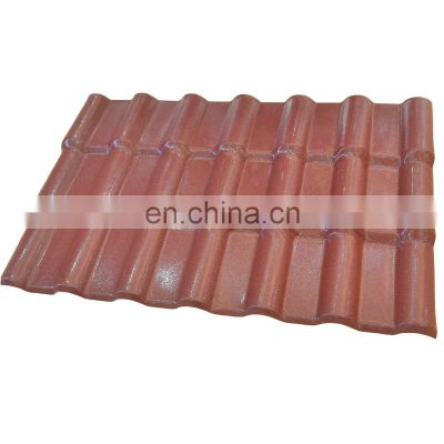 Decoration synthetic Building materials ASA resin pvc shingles light weight roofing tiles sheet cover prices