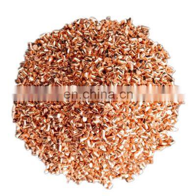 Copper Scrap High Purity Copper Granules Cut Wire Shot for Polishing photo-3