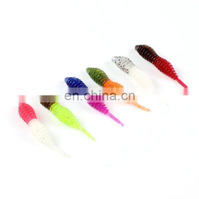 5cm 1g T-Tail Soft Worm  Soft Lure Bait