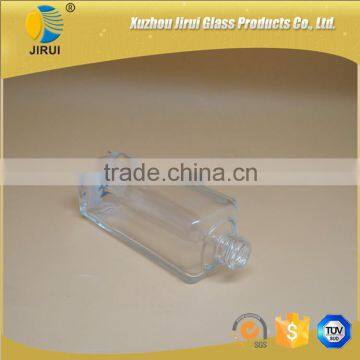 150ml clear square glass lotion bottles