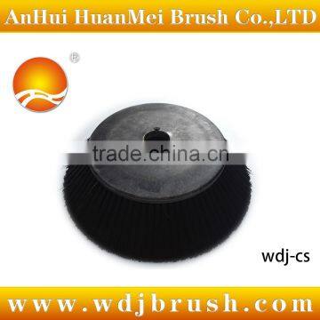 Sweeper side brush for road cleaning machine