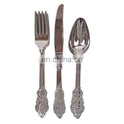 brass cutlery set for dinner