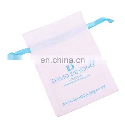Wholesale Drawstring Gift Silk Satin Pouch Hair Extension Packaging Black Satin Bag With Customized Logo photo-5