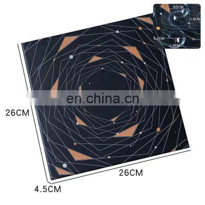 European Union Standards Acrylic Tray Rigid Cardboard Chocolate Box With Clear Lid